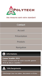 Mobile Screenshot of polytech-bp.fr